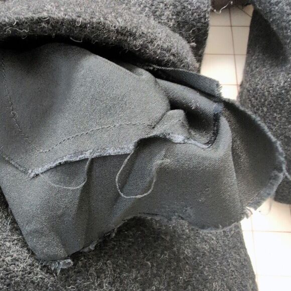 Ralph Lauren Black Label Wool Cashmere Charcoal Blazer Jacket Wmns 10 - Picture 11 of 11